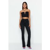 Trendyol Jeans - Black - Wide leg Cene