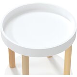  na 3 razine bijela 38 x 38 x 82 cm od drva i borovine | shoptok.hr