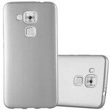 Cadorabo Case, združljiv s Huawei v kovinskem srebru - zaščitni pokrov iz fleksibilnega silikona TPU, (20583738) | Shoptok.si