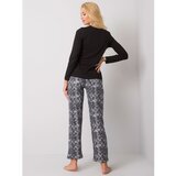 Fashion Hunters Black sleeping set with a print | shoptok.hr
