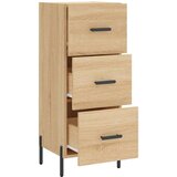 vidaXL Komoda sonoma hrast 34,5x34x90 cm inženirski les | Shoptok.si