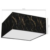  plafonsko svetlo senso 2xE27/60W/230V crno | Eponuda.com