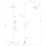 Paffoni ZCOL686 light armatura za tuš s tuš setom | Shoptok.si