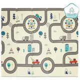 Fillikid dvostrana podloga za igru Street&Animals in BOX, 180x200 cm | shoptok.hr