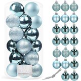  Set Božićnih kuglica - 20 komada, nijansa plave | shoptok.hr