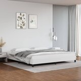  Okvir kreveta s uzglavljem bez madraca bijeli 200x200 cm | shoptok.hr