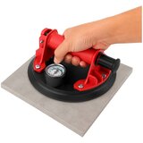  Vakumska čašica za pločice s manometrom 20 cm - crveno/crna | shoptok.hr