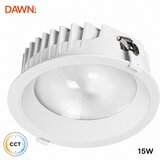 Dawn LED SVETILJKA DF08 Y5E15 CCT 15W BELA IP54 NEW Cene