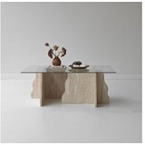 Hanah home sto za dnevnu sobu canyon travertine transparent | Eponuda.com