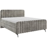 MID.YOU POSTELJA Z VZMETNICO 180 cm x 200 cm , les, tekstil, leseni material rjava | Shoptok.si