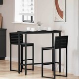  Stol Crni hrast 100 x 40 x 100,5 cm Inženjerska drva i čelik | shoptok.hr