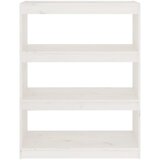 Ormarić za knjige / pregrada bijeli 80x30x103,5 cm od borovine | shoptok.hr