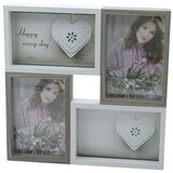  Foto ram NARDO HW023 4/1 10x15 - White/Wood - N25 cene