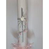  Krstne sveče z golobčkom in cvetjem KRSV 15 | Shoptok.si