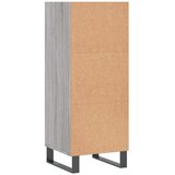  Komoda boja hrasta sonome 34,5x32,5x90 cm konstruirano drvo | shoptok.hr