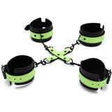 Kiotos Glow In The Dark Cuffs & Hogtie Set Cene