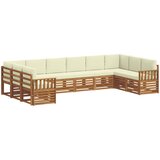  Sekcijska garnitura s jastukom 10 pcs Prirodna i krem | Eponuda.com