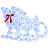  Reindeer vuče saonice Plava 70 x 24 x 128 cm Akril Slike