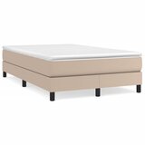 vidaXL Box spring postelja z vzmetnico kapučino 120x200cm umetno usnje, (20725251) Cene