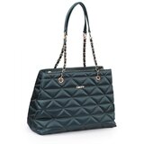 Capone Outfitters Shoulder Bag - Blue - Diamond pattern Cene