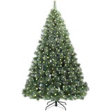 vidaXL Umjetno božićno drvce s stalakom Zelena 180 cm PE i PVC | shoptok.hr