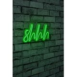 Wallity Dekorativna LED rasveta Shhh, 34x17x2cm, Zelena | ePonuda.com
