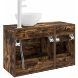  Set namještaja za kupaonicu 2 kom. Dimljeni hrast Smeđa 49,5 x 41 x 80 cm | shoptok.hr