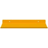  Lebdeća polica Zidne 2 pcs Žuta 30 x 18 x 2,5 cm Čelik | shoptok.hr