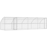  Kućica za pse s pohranom 4 pcs Srebrno 8 x 2 x 2 m Čelik | shoptok.hr