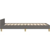  Okvir za krevet s uzglavljem tamnosivi 80x200 cm od tkanine | shoptok.hr
