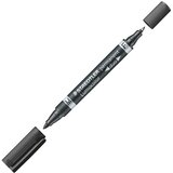 Marker permanentni obostrani 0,6 i 1,5mm lumocolor staedtler 348-9 crni | Shoptok.si