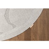 Agnella Svijetlo sivi vunen okrugao tepih ø 133 cm Morphic Organica – | shoptok.hr