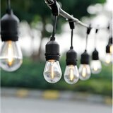  LED spoljašnji dekorativni niz 15xE27/1W/230V 15 m IP65 crna | Eponuda.com