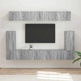  Komplet TV omaric 5 pcs Siva Sonoma Konstruiran les - - Siva - 83.44 - 98 x 31 x 29,5 cm - 2025-vidaXL-Uvoz_2 | Shoptok.si