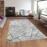  Tepih sa gumenom podlogom 140x220cm - geometric sivi, TG-3103 Cene