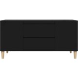 TV ormarić crni 102 x 44 5 x 50 cm od konstruiranog drva | shoptok.hr