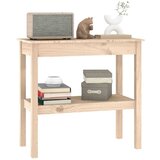  Konzolni stol crni 80 x 40 x 75 cm od masivne borovine | shoptok.hr