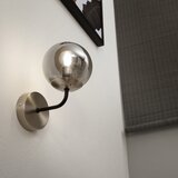  Brilagi - Zidna lampa MALIVA 1xE14/15W/230V mat hrom/zadimljeno staklo | Eponuda.com