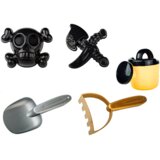 Gusarski set za pijesak, kanta, kanta za zalijevanje, cjedilo - set od 6 komada. | shoptok.hr
