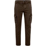Bomboogie Hlače Cargo Slim Pant In Stretch Gab Kostanjeva Cene