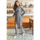 Olalook Two-Piece Set - Gray - Relaxed fit cene