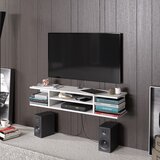 Hanah home Hanah Kućni TV komoda Pivot, 120x23x29,5 cm, Bijela | Eponuda.ba