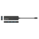 Manhattan usb-c hub 4port 164924 3.2 G1/5Gbps/Crni | Eponuda.com
