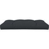  Jastuk za palete crni 120 x 80 x 12 cm od tkanine | shoptok.hr