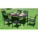 Modern Home stol za terasu 156 x 78 cm crni | shoptok.hr
