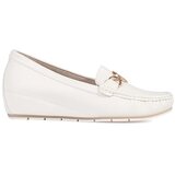 GOODIN White wedge loafers with gold decoration | shoptok.hr