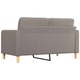  Dvosjed od tkanine smeđesivi 140 cm | shoptok.hr