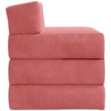 SOFA na razvlačenje Ružičasta 200 x 70 x 15 cm Baršun | shoptok.hr