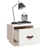  Noćni ormarić bijeli 40 x 34 x 35 cm od masivne borovine | shoptok.hr