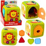  edukativna kocka za bebe - zeleni lav | Shoptok.si